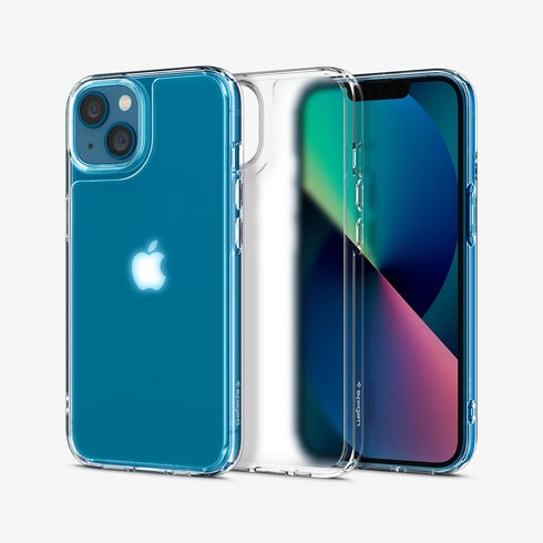 ACS03214 - iPhone 13 Pro Max Case Quartz Hybrid in crystal clear showing the back